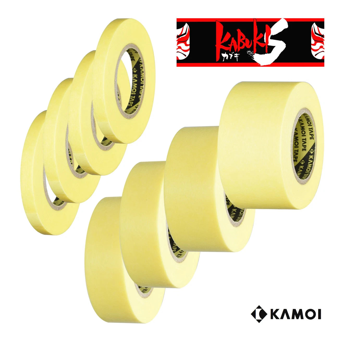 KAMOI Kabuki-S Abdeckband Abklebeband DETAILER Set 6-30mm