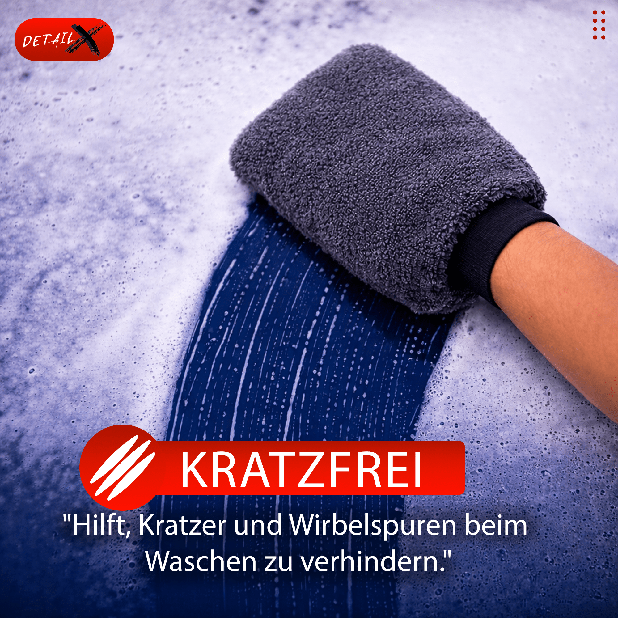 Auto Waschhandschuh aus Mikrofaser - Detail X Wash Mitt