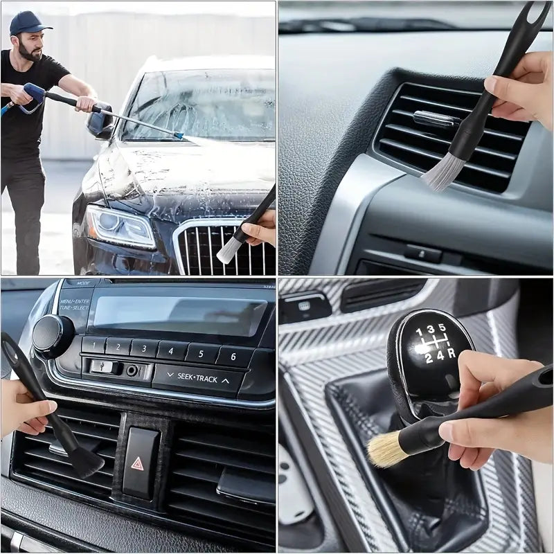 5-teiliges Auto Reinigungspinsel set für den Innenraum