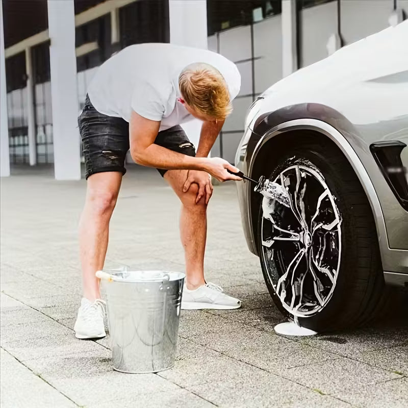 Detail X - Premium Felgenbürste 39 cm - Weiß/Grau - Für Alle Felgenarten
