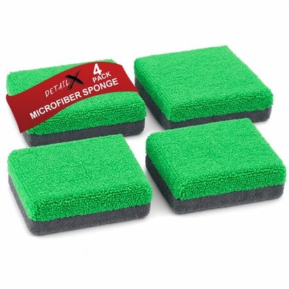 4x Detail X - Mikrofaser Applikationsschwamm