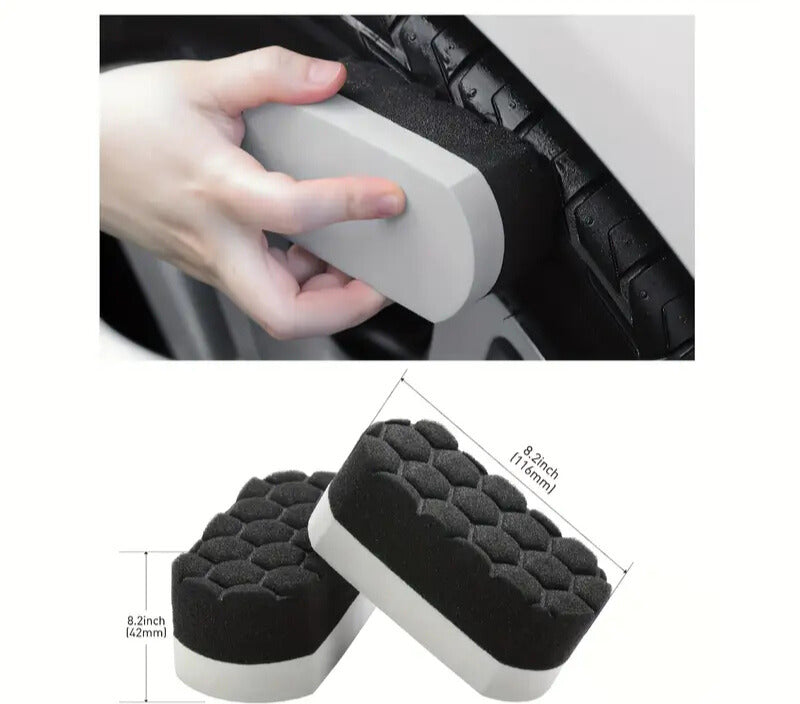 7-teiliges Autoreifenbürsten-Set