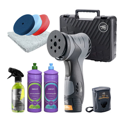 ShineMate EB212 – Akku Poliermaschine Komplettset (Detailing-Godfather Edition) 12mm Exzenterhub