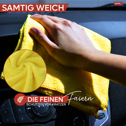 Mikrofasertuch Allzwecktuch Coating Towel 350 gsm 10er Pack