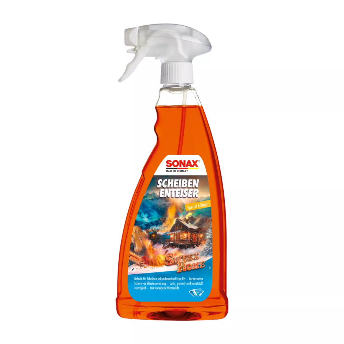 SONAX Scheibenenteiser "Sweet Home" – Enteisung in Sekunden mit Winterduft