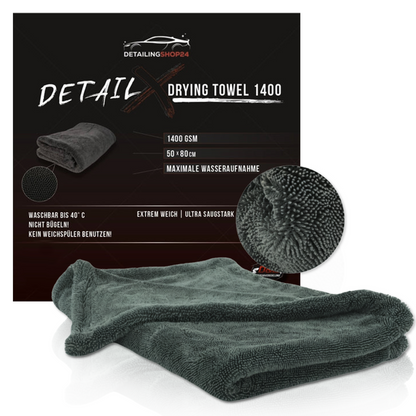 Detail X - Premium Trockentuch 80x50cm 1400GSM Randlos